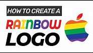 How to Create a Rainbow Logo in Adobe Illustrator