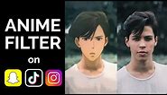 How to Get the Anime Filter on Snapchat, TikTok, Instagram