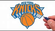 How to Draw the New York KNICKS Logo (BEST ON YOUTUBE)