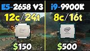 i9-9900K vs Xeon E5-2658 V3