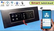 Make Your Home Smart With Smart Switch Board| Wi-Fi Modular Smart Touch Switches