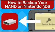 How to Backup Your Nintendo 3DS NAND