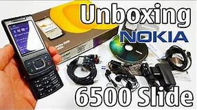 Nokia 6500 Slide Black Unboxing 4K with all original accessories RM-240 review