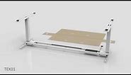 Assembly Tutorial - TEK01 Height Adjustable Desk Frame Kits │ TiMOTION