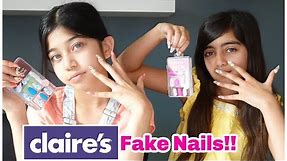 Claire's Fake Nails!!!