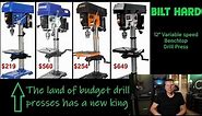 Bilt Hard 12 in. Drill Press (vs WEN, Rikon, JET)