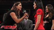 Brie Bella vs. Stephanie McMahon SummerSlam contract signing: Raw, Aug. 4, 2014