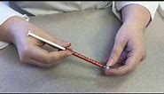 Dispensing 0.25ml from a 1ml syringe