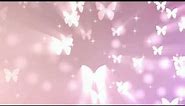 3 Hours Seamless Pink Butterflies Free Background Videos, No Copyright | All Background Videos