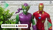 Iron Man & Green Goblin Action Figure | Unboxing & Review | 12 Inch | Sam's Collections
