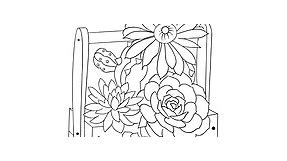Flowers Coloring Pages for Adults - Print and Online for Free!