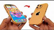 How To Make iPhone 15 Pro With Cardboard - Cardboard Phone & Paper Crafts