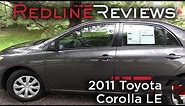 2011 Toyota Corolla LE Walkaround, Review and Test Drive