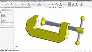 C Clamp Design And Assembly In Solidworks