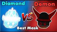 Diamond Mask VS Demon Mask! Best Mask In Game - Bee Swarm Simulator Roblox