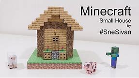Build Your Own Cozy Minecraft Small House with Free Papercraft Templates - Fun and Easy DIY Project!
