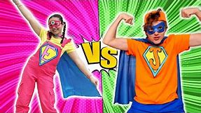 DIY Halloween Superhero Costumes for Kids! | Ellie Sparkles Show