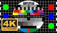 🔝 UHD Calibration video 4K Test pattern 20min. with Ambient music. TV test video 4k.