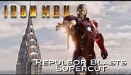 Iron Man Repulsor Blasts Supercut [Iron man - Age of Ultron]
