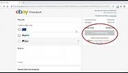 Ebay Checkout Problem - Solved (Go to ebay.ie)