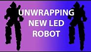 Unwrapping New LED Robot Costume Suit RTR