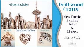 DIY ~ Driftwood Crafts! Limitless ways to use driftwood, to make amazing wall hangings.