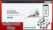 Create A Responsive Online Book Store Website Design Using HTML - CSS - JavaScript || Step By Step