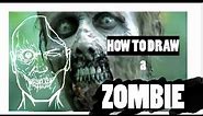 How to Draw a Zombie - Simple Drawings #10