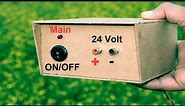 How to Make 24 Volt Power Supply | Convert 220V ac to 24V DC Power Supply Easy