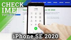 How to Locate IMEI Number in iPhone SE 2020 – IMEI Status