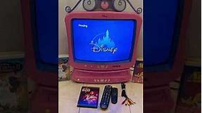 Disney Princess 19” CRT TV DVD VCR Combo