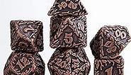 DragonHoard Metal DND Dice Set - Dungeons and Dragons Dice with Box Roll Playing Game Dice Polyhedral Dice D20 D12 D10 D% D8 D6 D4 Metal Dice for Dungeons and Dragons, RPGs MTG Games and DND Gifts