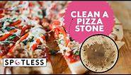 How to Clean a Pizza Stone with Baked in Stains