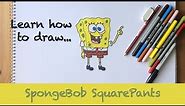 How to draw Spongebob Squarepants (Easy drawing ideas for kids and beginners | Art tutorials)