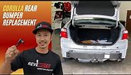 2014-2019 Toyota Corolla rear bumper replacement | ReveMoto