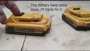 How to Rebuild old and non working Dewalt 20V battery with new cells. Easy!