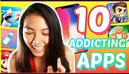 🔥TOP 10 Best FREE Addicting Games for iPhone and Android : Apps YOU NEED! | Katie Tracy