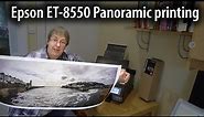 Epson ET-8550 panoramic print making. Producing a 13" x 800mm wide photo print