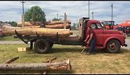 1951 Log Truck demonstration by Vernon Wheeler