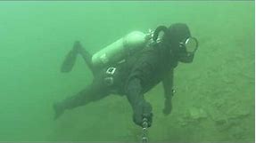 Vintage Scuba Dive using Hydroglove Drysuit