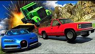 EPIC Downhill Racing & MASSIVE Crashes in the Best of BeamNG Drive Mods!