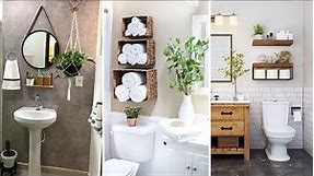 Bathroom floating shelves above toilet decorating ideas | diy bathroom shelves over toilet