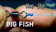 How To tie Braid To Swivel || Swivel knot fishing || Best fishing knot