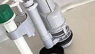 Kohler Toilet, Dual Flush, Top Button Flush Valve and Adjustable Tower Fill Valve for 2 inch Two Piece Toilets by NuFlush