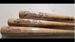 Project: Engraving Baseball Bats