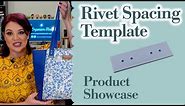 Rivet Spacing Template - Attaching Straps Tutorial
