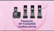 Panasonic KX-TGD624EB Cordless Phone - Quad Handsets - Product Overview