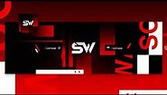 Clean Abstract Twitter Header Design | SPEEDART