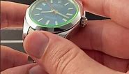 Rolex Milgauss Blue Dial Green Crystal Steel Mens Watch 116400GV Review | SwissWatchExpo