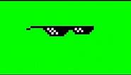 MLG Glasses Green Screen
